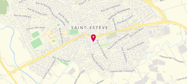 Plan de Maison Sociale de Proximité de Saint Estève - Perpignan Nord, 2, Esplanade de la Résistance, 66240 Saint-Estève