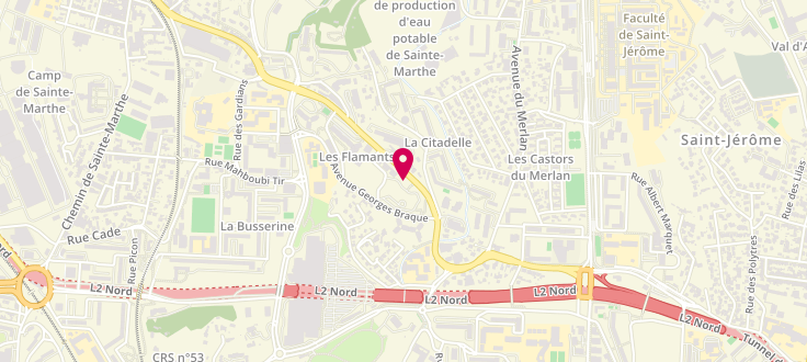 Plan de Pôle départemental de santé - 14ème arrondissement - Les Flamants, 18 avenue Ansaldi, 13014 Marseille