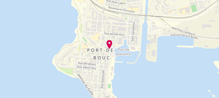 Plan de Maison départementale de la solidarité de Port de Bouc, 5 Rue de la République, 13110 Port-de-Bouc