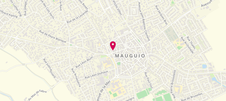 Plan de Agence départementale de la solidarité de Mauguio - L'étang de l'Or, Place Jules-Ferry, 34130 Mauguio