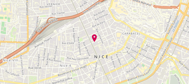Plan de Centre de Protection Maternelle et Infantile de Nice centre, Centre « Nice Centre »<br />
37 avenue Maréchal Foch, 06000 Nice