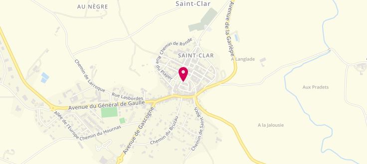 Plan de Permanence d’Action Sociale de Saint-Clar, Place de l'Eglise, 32380 Saint-Clar