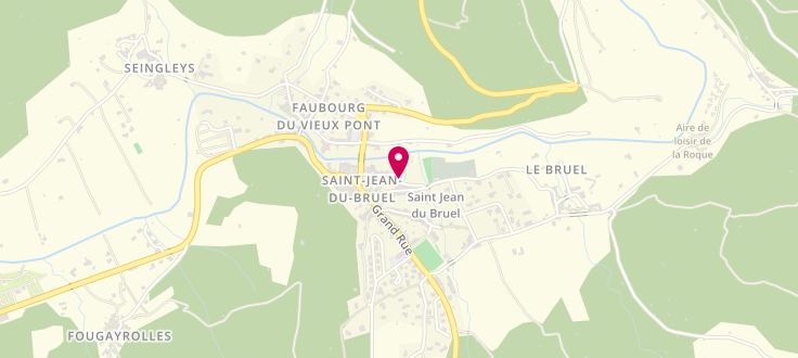Plan de Point d'accueil PMI de Saint-Jean-du-Bruel, Mairie, 12230 Saint-Jean-du-Bruel