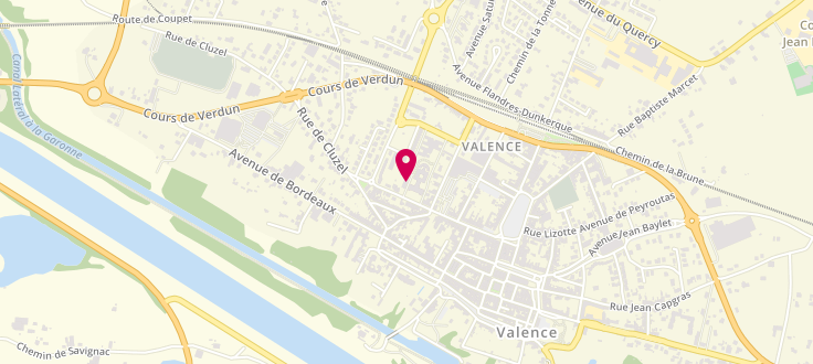 Plan de Centre Médico-Social de Valence, 54 Bd Victor Guilhem, 82400 Valence