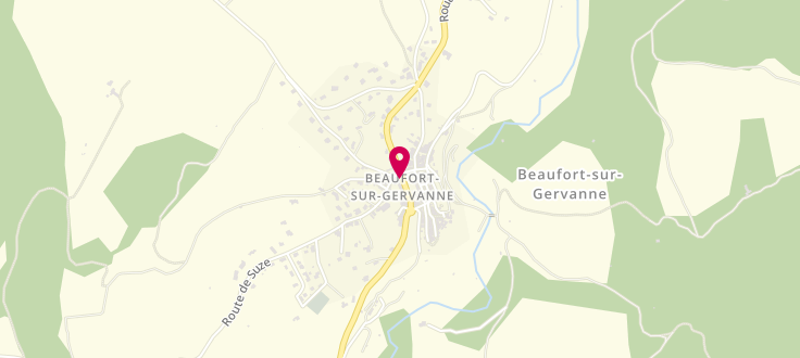 Plan de France services de la Gervanne et de la Sye, Agence Postale Route de Suze le Village, 26400 Beaufort-sur-Gervanne