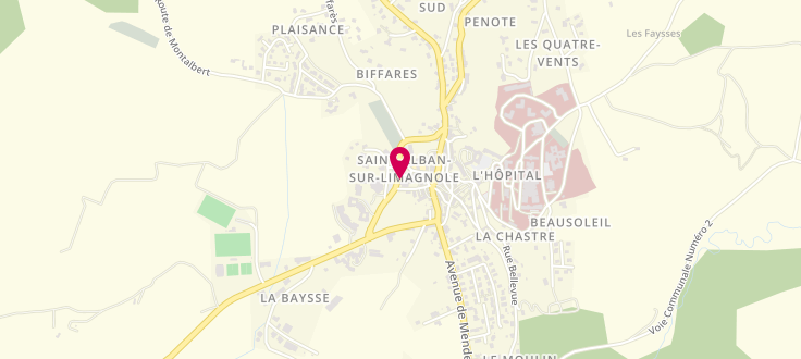 Plan de Permanence PMI de Saint-Alban-sur-Limagnole, Mairie, 48120 Saint-Alban-sur-Limagnole