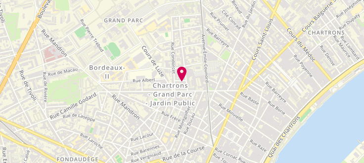 Plan de Maison Départementale de la Solidarité et de l'Insertion de Bordeaux - Grand Parc, 6 Rue Cazalis, 33000 Bordeaux