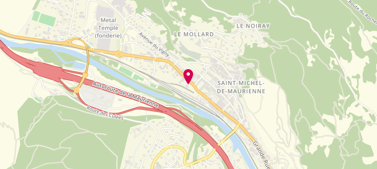 Plan de Centre Polyvalent d’Action Sociale de Saint-Michel-de-Maurienne, 37 Rue G.ferrié, 73140 Saint-Michel-de-Maurienne