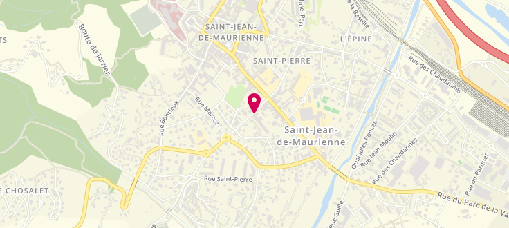 Plan de Centre Polyvalent d’Action Sociale de Saint-Jean-de-Maurienne, 95, Av. des Clapeys<br />
Rez-De-Chaussée, 73300 Saint-Jean-de-Maurienne