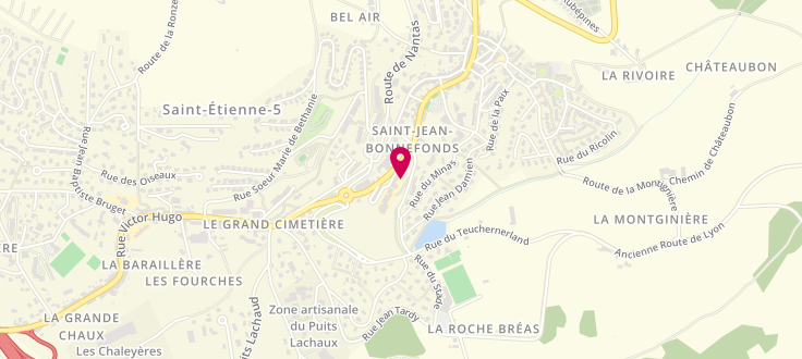 Plan de Centre de Protection Maternelle et Infantile de Saint-Jean-Bonnefonds, 29 Boulevard Aristide Briand, 42650 Saint-Jean-Bonnefonds