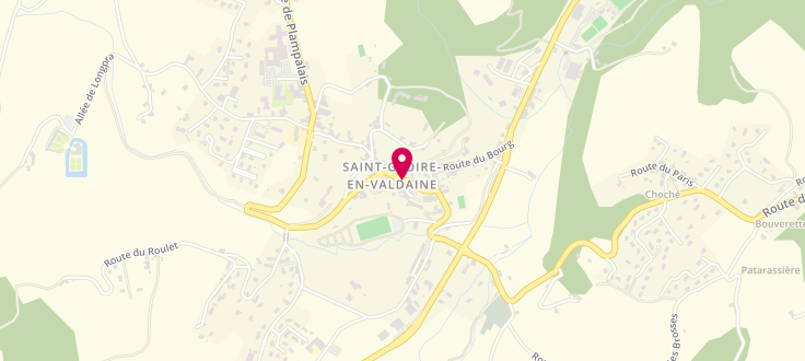 Plan de Centre médico social de Saint Geoirs en Valdaine, Foyer Logement Plampalais, 38620 Saint-Geoire-en-Valdaine