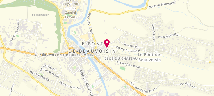 Plan de Centre Polyvalent d’Action Sociale de Le Pont-de-Beauvoisin, Les Salamandres, 73330 Le Pont-de-Beauvoisin