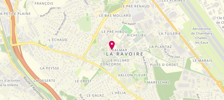 Plan de Centre Polyvalent d’Action Sociale de La Ravoire, Place de l'Hôtel de Ville, 73490 La Ravoire