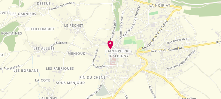 Plan de Centre Polyvalent d’Action Sociale de Saint-Pierre-d'Albigny, Place des Augustins, 73250 Saint-Pierre-d'Albigny