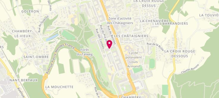 Plan de Centre Polyvalent d’Action Sociale de Chambéry - Le Triolet, 359, Rue du Pré de L’Âne, 73000 Chambéry