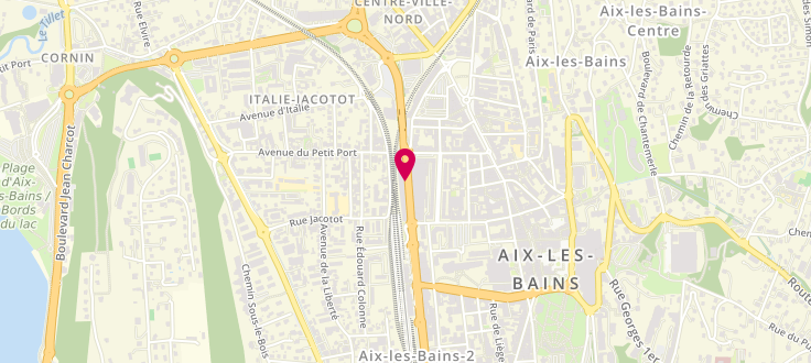Plan de Centre Polyvalent d’Action Sociale d'Aix-les-Bains - Le Revard, 78 Boulevard Wilson, 73100 Aix-les-Bains
