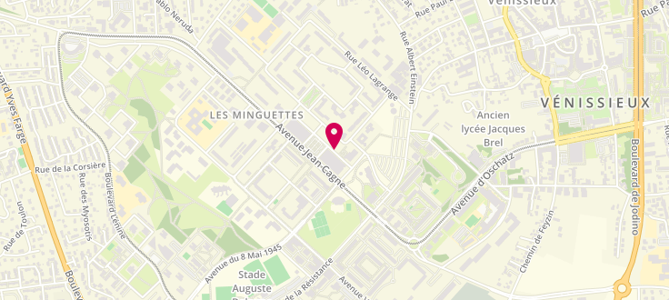 Plan de France services la Poste de Vénissieux - Minguettes, 17 Rue Albert Camus, 69200 Vénissieux