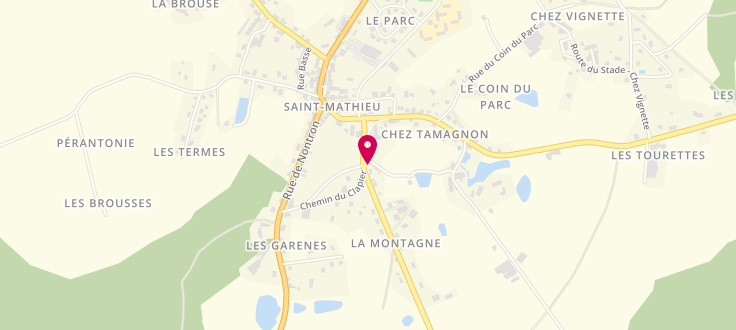 Plan de Maison du département de Saint-Mathieu, 9, Route de Marval, 87440 Saint-Mathieu