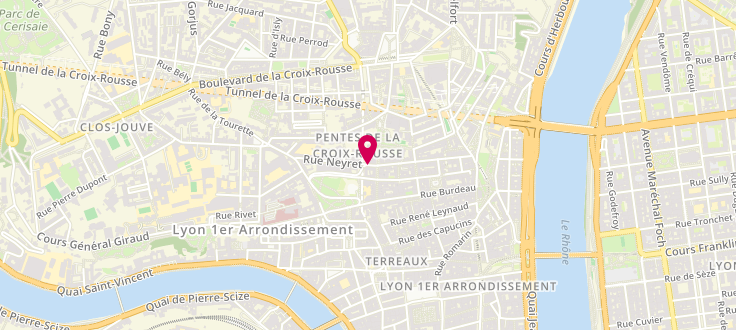 Plan de Maison de la Métropole principale de Lyon - 1er arrondissement - Nevret, 18 Rue Neyret, 69001 Lyon