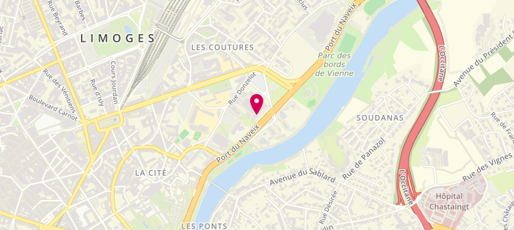Plan de Esapce PMI de Limoges, Résidence de la Manufacture royale<br />
15 rue Encombe Vineuse, 87000 Limoges