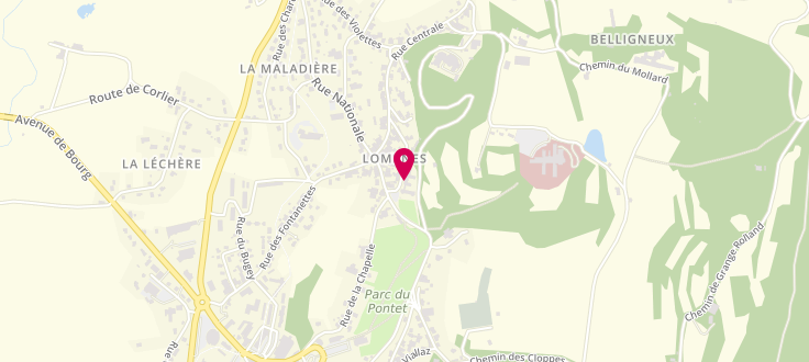 Plan de Service Départemental de proximité d'Hauteville-Lompnes, Maison de Santé<br />
54 rue Henriette d'Angeville, 01110 Hauteville-Lompnès