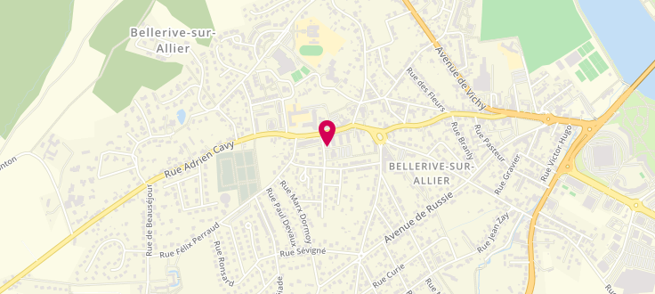 Plan de Centre Médico-Social de Bellerive-sur-Allier, Résidence Le Fontane<br />
Esplanade François Mitterand, 03700 Bellerive-sur-Allier