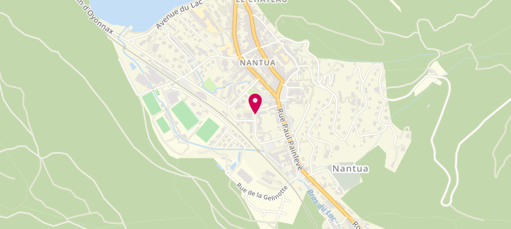 Plan de Centre de Planification et d'Education familiale de Nantua, 11 rue Monts D'Ain, 01130 Nantua