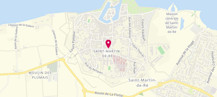 Plan de France services la Poste de Saint-Martin-de-Ré, 17 Rue du Docteur Kemmerer, 17410 Saint-Martin-de-Ré