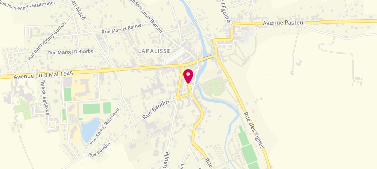 Plan de Centre Médico-Social de Lapalisse, 1 place de la République, 03120 Lapalisse