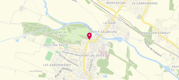 Plan de France services multisites de Veyle, 10 Rue de la Poste, 01290 Pont-de-Veyle