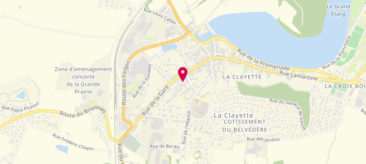 Plan de France services Pimms Médiation La Clayette, 5 place de la mairie, 71800 La Clayette