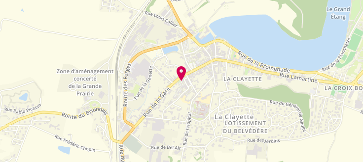 Plan de Centre de PMI de la Clayette, Place de la Mairie, 71800 La Clayette