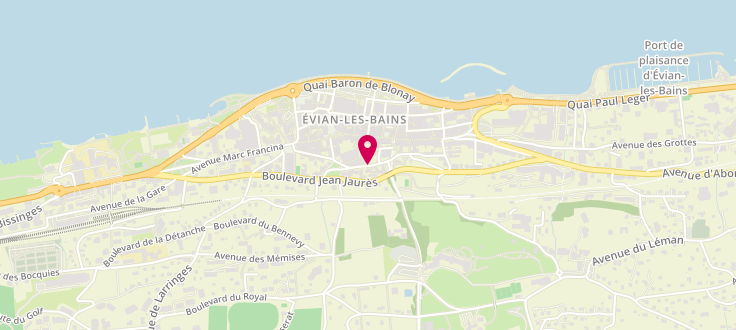 Plan de Pôle Médico Social d'Evian, Villa Belle Epoque<br />
26 Avenue des Sources, 74500 Évian-les-Bains