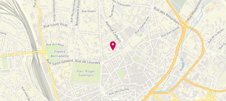 Plan de Site d'Action Médico-Sociale de Nevers - Vauban, 16 rue Vauban, 58000 Nevers