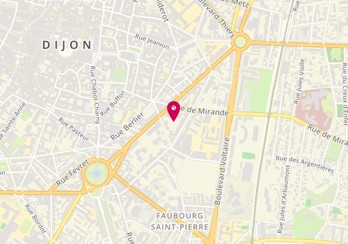Plan de Accueil Solidarité et Famille de Dijon - Baudin, 29, rue Jean-Baptiste Baudin, 21000 Dijon