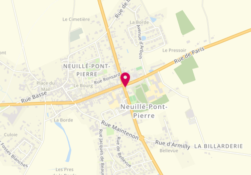 Plan de France services la Poste de Neuillé-Pont-Pierre, 18 Avenue du Général de Gaulle, 37360 Neuillé-Pont-Pierre