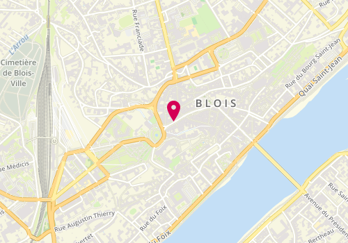 Plan de Maison Départementale de la Cohésion Sociale de Blois - Agglo, Porte D<br />
34 Avenue Maunoury, 41000 Blois
