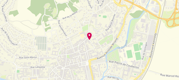 Plan de Centre Médico-Social de Vesoul - Centre ville, 21 rue Serpente, 70000 Vesoul