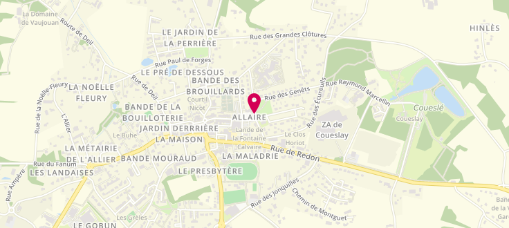 Plan de France services Allaire, Place de la Mairie, 56350 Allaire
