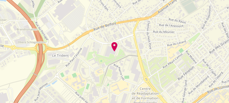 Plan de France Services de Mulhouse Coteaux, 25 Rue Mathias Grunewald, 68200 Mulhouse