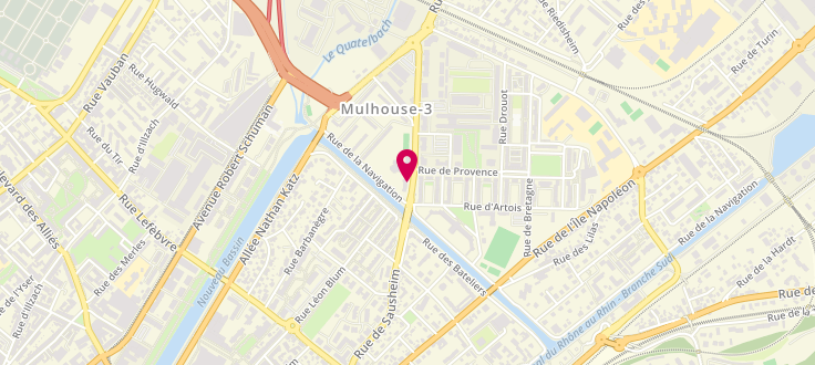 Plan de France services Mulhouse - Drouot, 67 Rue de Sausheim, 68100 Mulhouse