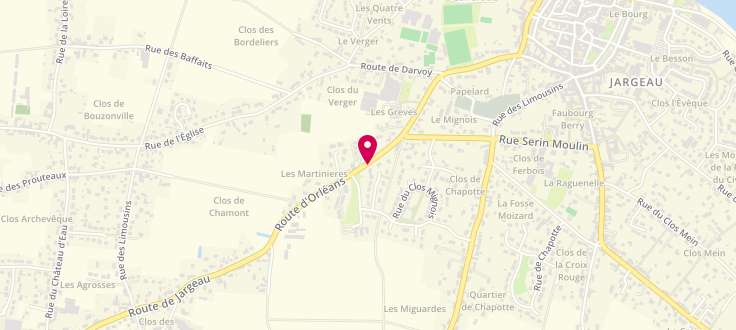Plan de Maison du Département de Jargeau - Orléans Est, 1A rue des Maraîchers, 45150 Jargeau
