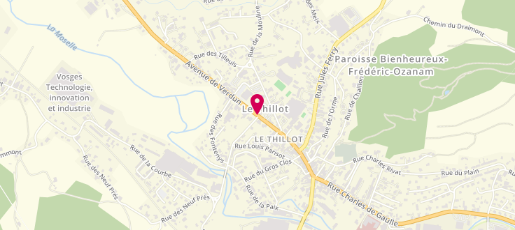 Plan de France services de Le Thillot, 9 Avenue de Verdun, 88160 Le Thillot