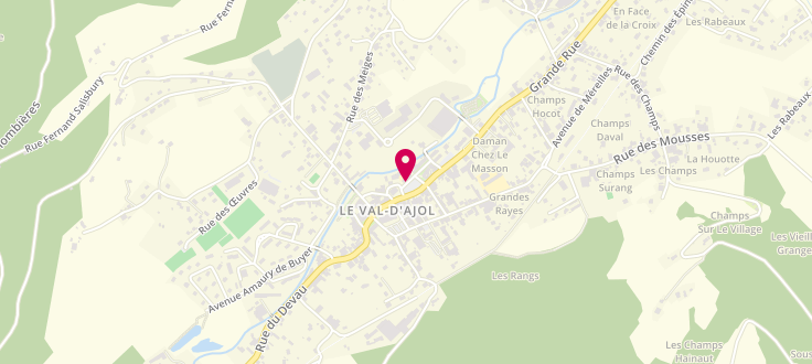 Plan de France services Le Val d'Ajol, 6 Place de l'hotel de Ville, 88340 Le Val-d'Ajol
