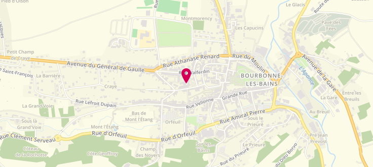 Plan de Permanence PMI de Bourbonne-les-Bains, Centre hospitalier<br />
1 rue Terrail Lemoine, 52400 Bourbonne-les-Bains