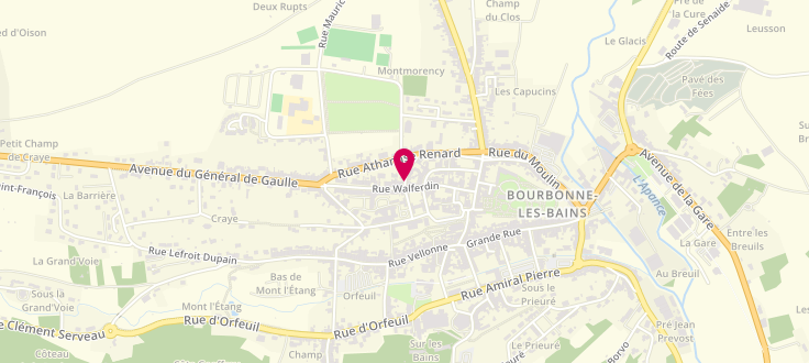 Plan de France services de Bourbonne, Rue Terrail Lemoine, 52400 Bourbonne-les-Bains
