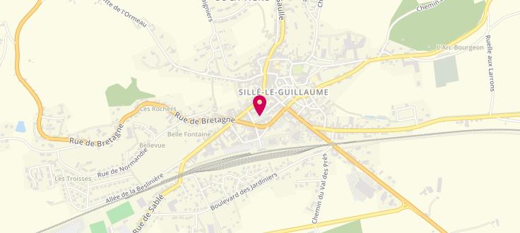 Plan de France services de Sille-le-Guillaume, 28 Place de la Republique, 72140 Sillé-le-Guillaume