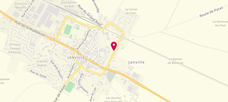 Plan de Maison de Santé de Janville, 31 rue du Mail du Jeu de Paume, 28310 Janville