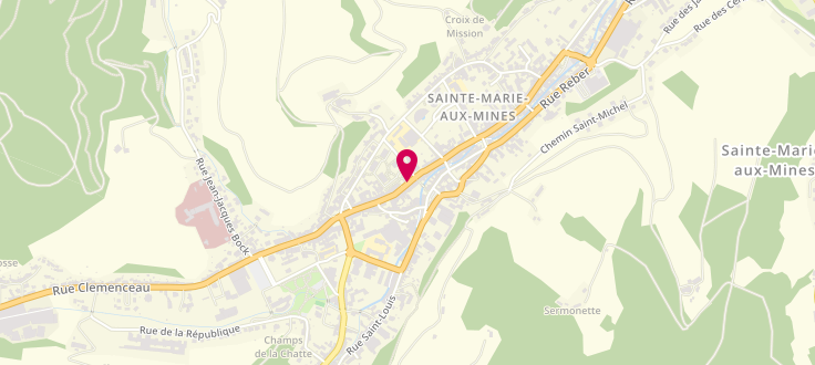 Plan de France services de Sainte-Marie-aux-Mines, 114 Rue Maréchal Lattre de Tassigny<br />
Hôtel de Ville, 68160 Sainte-Marie-aux-Mines