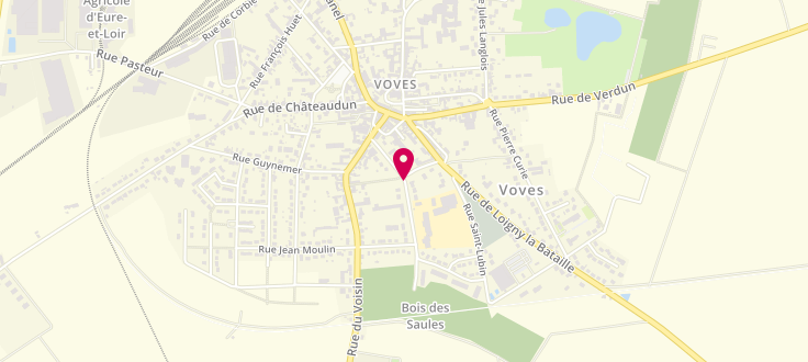 Plan de Point d’accueil PMI de Les Villages-Vovéens, 20 boulevard Maurice Violette, 28150 Voves